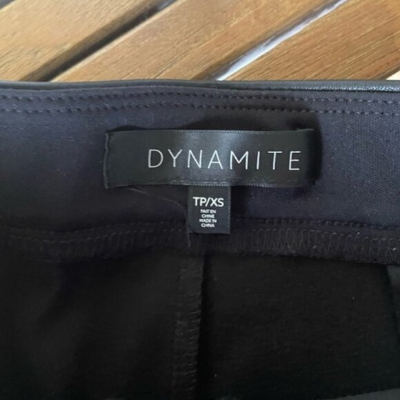 DYNAMITE Vegan Leather Zipper Skirt - Picture 4 of 4